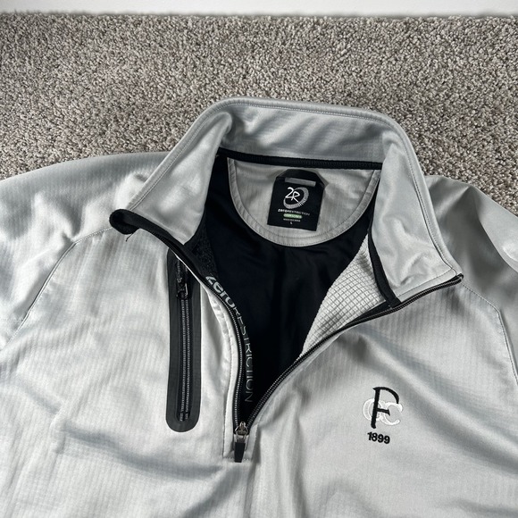 Zero Restriction Golf Jacket Men Large Gray‎ Country Club Full Zip Tour Series - Picture 2 of 10